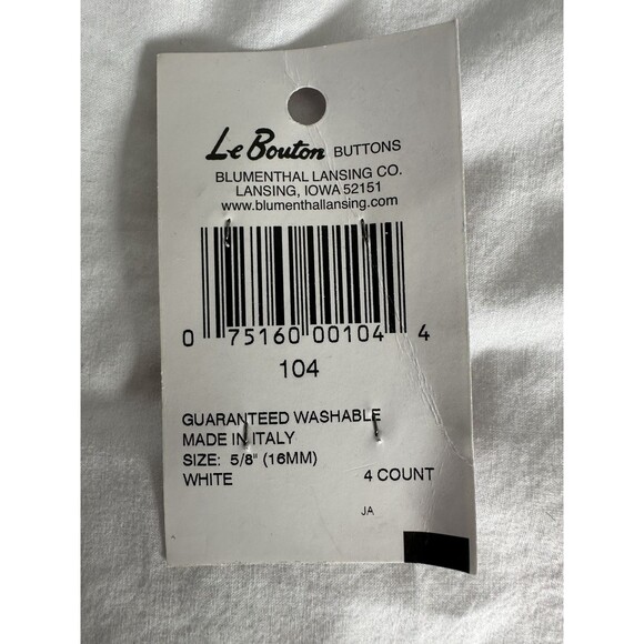 Le Bouton Buttons Mixed Lot 18 Buttons 2-Hole 4-Hole Sew Through - Picture 5 of 13